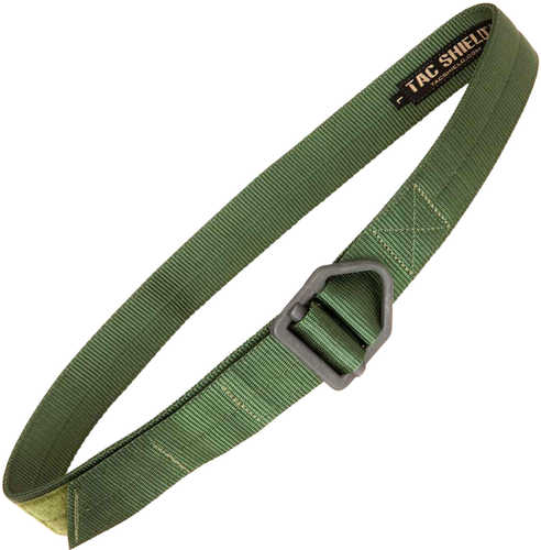 TACSHIELD (Military Prod) Tactical Riggers Belt 34"-38" Double Wall Webbing OD Green Medium 1.75" Wide