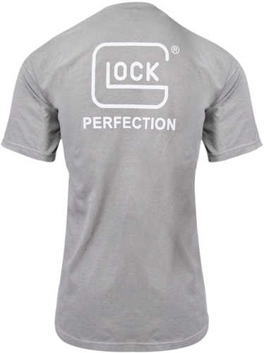 Glock Perfection Gray Large Short Sleeve Shirt