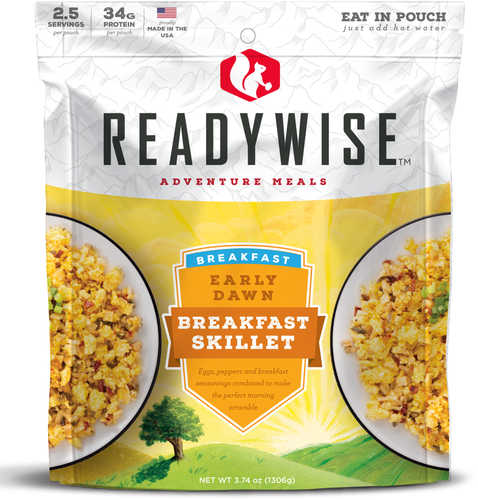Wise Foods Outdoor Kit Early Dawn Egg Scramble Breakfast Entree 6 Per Case 2.5 Servings Camping Po