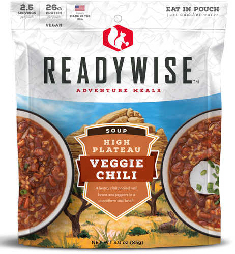 Wise Foods Outdoor Kit High Plateau Veggie Chili Soup 6 Per Case 2.5 Servings