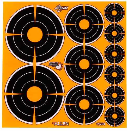 Allen EZ AIM Adhesive Bullseye Variety Pack (72)1" (36)2" (24)3" 15254