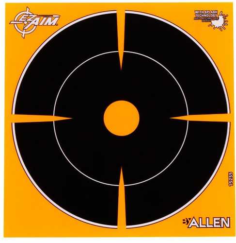 Allen EzAim Splash Bullseye Adhesive Targets 6 in. 12 pk.
