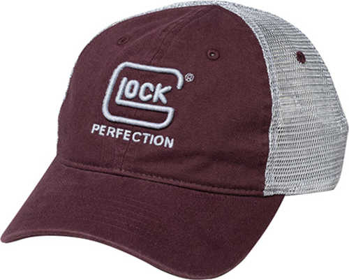 Glock Relaxed Mesh Maroon Hat