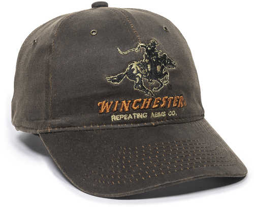 Winchester Ball Cap Logo Horse Rider Distressed Ol-img-0