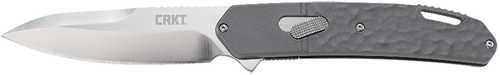 Columbia River Bona Fide 3.59" Folding Modified Drop Point Plain Satin D2 Steel Blade Black Adc12 Aluminum Handl