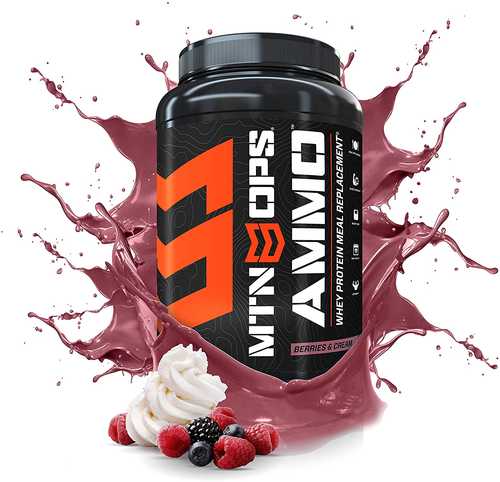 MTN Ops Ammo Whey Protein Berries and Cream
