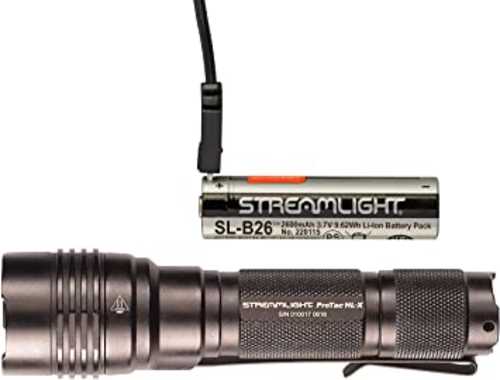 ProTac HL-X USB 1,000 Lumen Tactical Flashlight Black