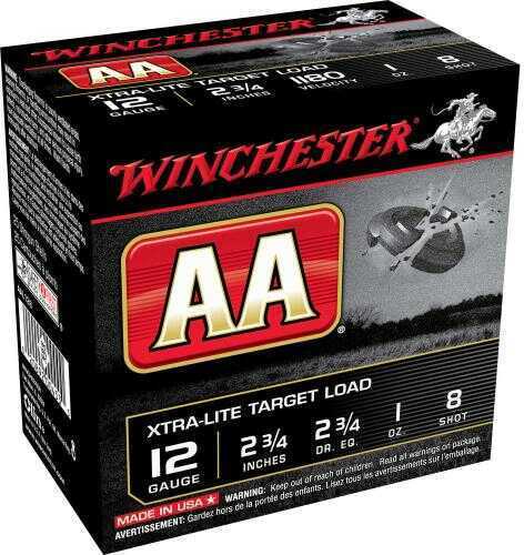 Winchester 12 Gauge 2-3/4" Lead #8  1-1/8 oz 25 Rounds Winchester Shotgun Ammunition