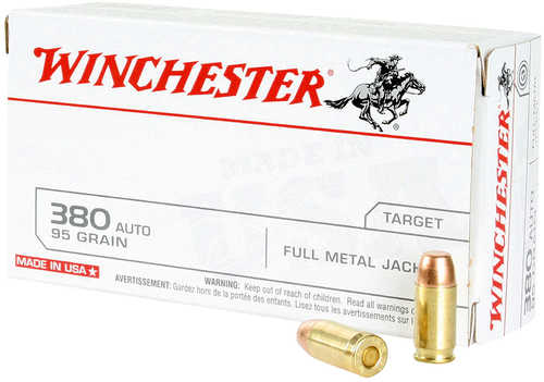 380 ACP 95 Grain 50 Rds Winchester Ammo-img-0