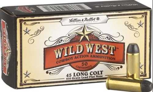 45 Colt 250 Grain Lead flat Nose 50 Rounds Sellior & Bellot Ammunition