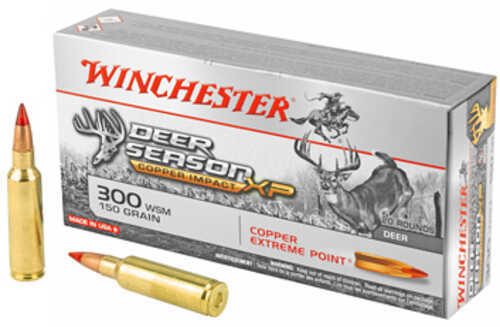 300 Win Short Mag 150 Grain Copper 20 Rounds Winchester Ammunition Magnum
