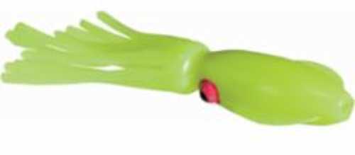 Reef Fisher B2 Squid 3In 10Pk Triple Glow Neon Green Model: 149MU10
