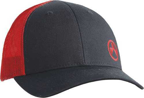 Magpul Icon Trucker Hat Black/Red Adjustable Snapback