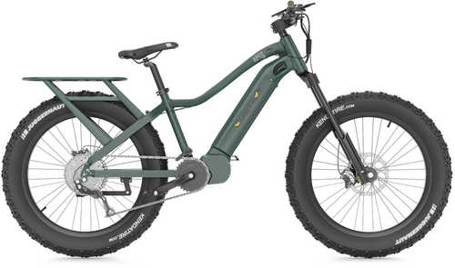 QuietKat Apex Bike Evergreen Large 6'+/SRAM 9-Speed/1000 Watt Mid-Drive Motor/Unrestricted Speed