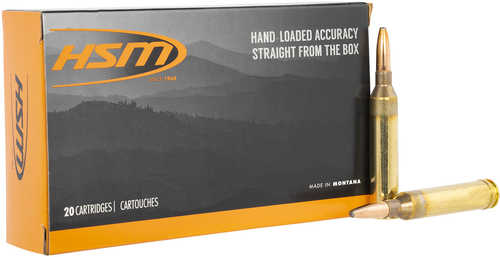 264 Win Mag 140 Grain Jacketed Soft Point 20 Rounds HSM Ammunition 264 Winchester Magnum