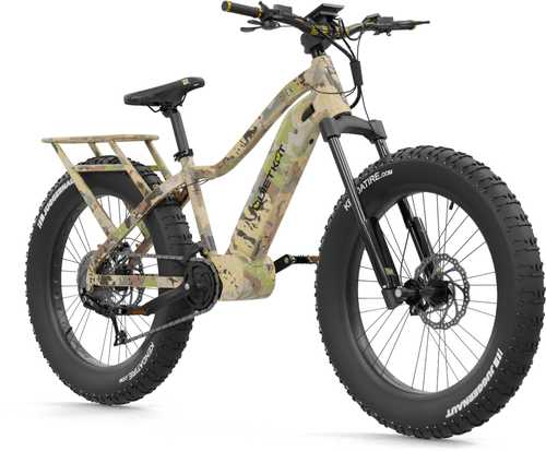 QuietKat Apex Bike Veil Caza Camo Small Under 5'6"/SRAM 9-Speed/1000 Watt (Mid-Drive) Motor/ Unrestricte