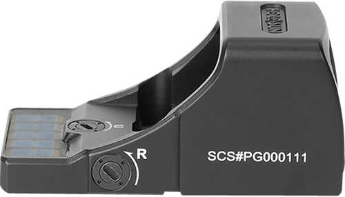 Holosun SCSMP2Gr SCS MP2 Black Anodized 1X 2/32 MOA Illuminated Green Circle W/Dot Reticle Fits S&W M&P FS Handgun