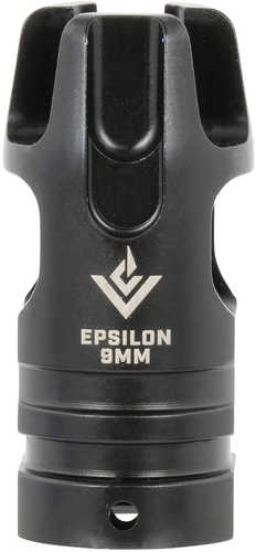 Vg6 Precision Epsilon 9mm Luger 1/2"-28 tpi 2.21" OAL, Black Stainless Steel