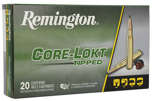 Remington Ammunition Core-Lokt Tipped 300 Win Mag 180 Gr 2980 Fps Core-Lokt Tipped (CLT) 20 Bx/10 Cs