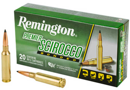 Remington Premier Scirocco Bonded 6.5 Creedmoor 130 Grain Bonded Hollow Point 20 Round Box 29344