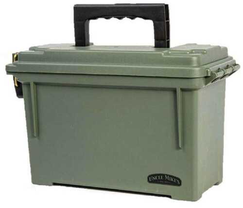 Uncle Mikes Ammo Can Green Plastic .30 Cal Hang Ta-img-0