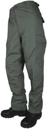 Tru-spec Bdu Basic Pants - 6.5oz. 65/35 Polyester Cotton Rip-stop Zip Fly Closure Olive Drab Small