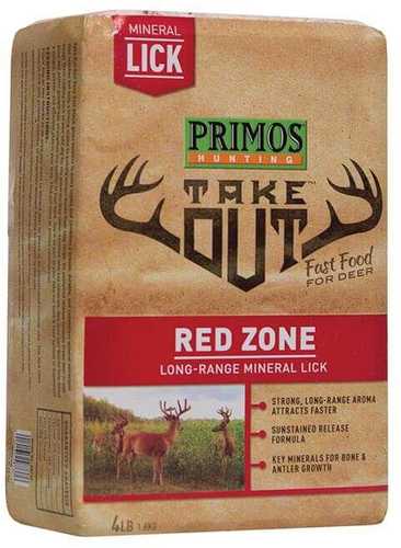 Primos Take Out Red Zone Mineral Lick 4lb Block-img-0