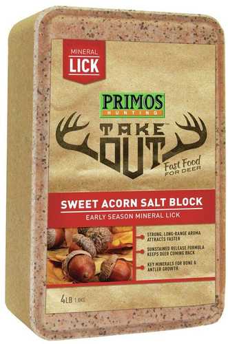 Primos Take Out Sweet Acorn Salt Block 4Lb-img-0