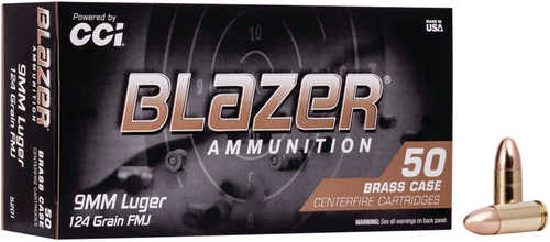 9mm Luger 124 Grain 50 Rds CCI Ammo-img-0