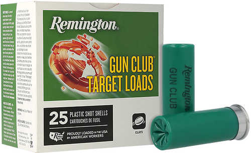 12 Gauge 2-3/4" Lead 7-1/2  1-1/8 oz 25 Rounds Remington Shotgun Ammunition