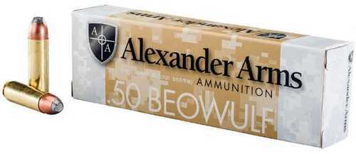 50 Beowulf 400 Grain 20 Rds Alexander Arms Ammo-img-0