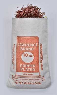 Lawrence Brand Copper-Plated Lead Shot #4 10lbs. Bag