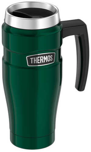 Thermos Stainless King&trade; Vacuum Insulated Steel Travel Mug - 16oz Pine Green