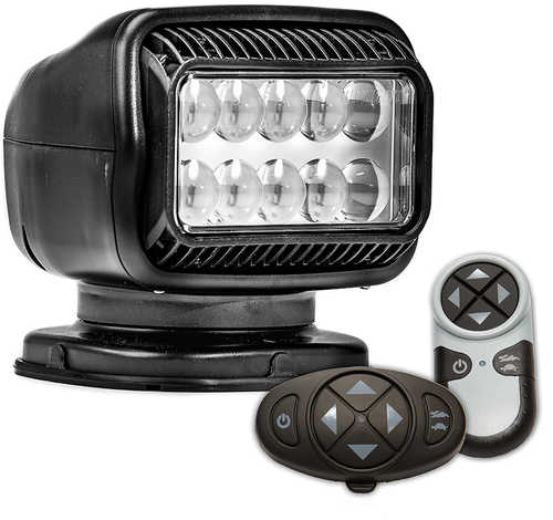 Golight Radioray GT Series Permanent Mount - Black LED Wireless Handheld &amp; Dash Remotes