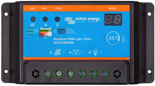 Victron BlueSolar PWM-Light Charge Controller - 12/24V - 10AMP