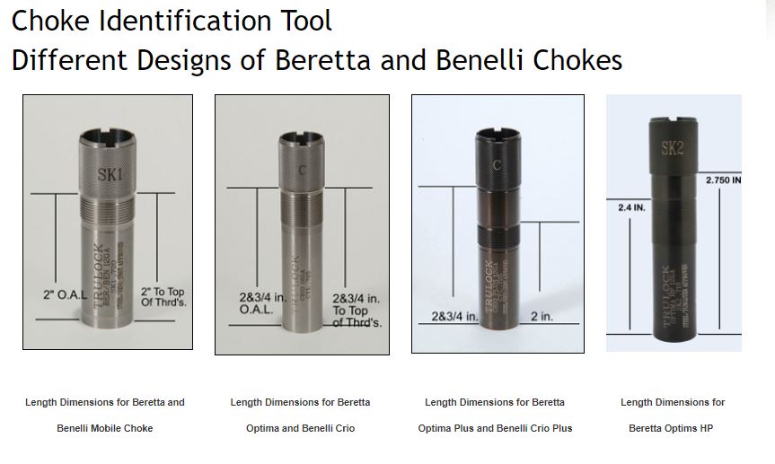 Benelli Crio Plus Precision Hunter 20 Gauge Improved Modified Choke Tube Trulock Md: Phcrp20600 Exit Dia: .600