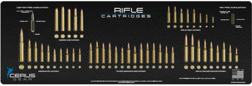 Cerus Gear Rifle Promat Top Rifle Rounds Carbon Fib 12" x 36"
