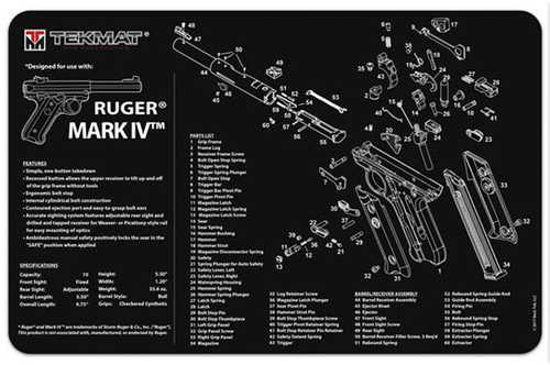 TekMat Ruger MKIV -11X17In-img-0