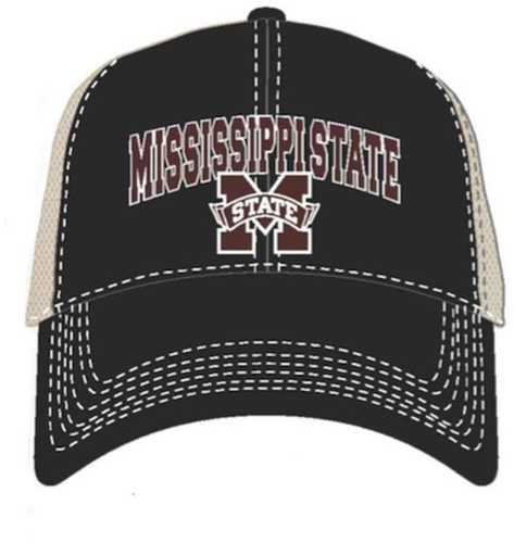National Cap & Sportswear Falcon Tan Mesh Back Mississippi State