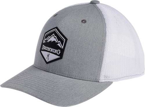 Browning Men's Mountain Buck Cap Flex Fit Heather Gray 
Model: 308728691
