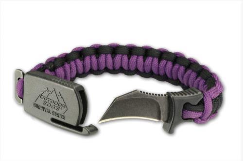 Outdoor Edge Para Claw Bracelet Black/Purple Small