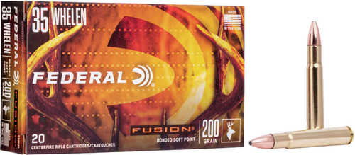 Federal Fusion Rifle Ammo 35 Whelen 200 Grain Fusion Soft Point 20 Rounds Model: F35FS1