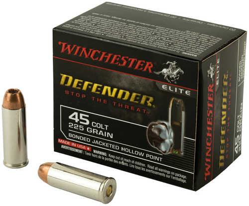 Winchester Defender Pistol Ammo 45 Colt 255 gr. JH-img-0