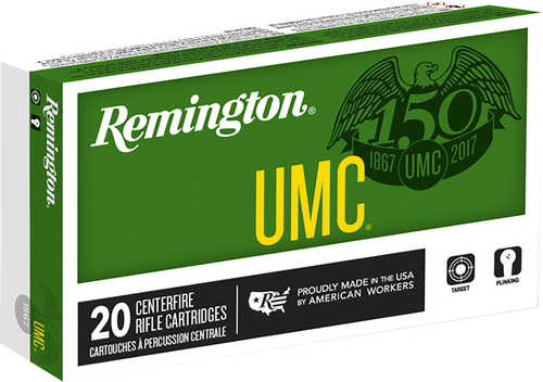 Remington UMC Centerfire Rifle Ammo 223 Rem. 55 gr. FMJ 20 rd. Model: 23711