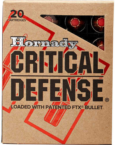 Hornady Critical Defense Pistol Ammo 44 S&W Spl 165 gr. Flex Tip eXpanding 20 rd. Model: 90700