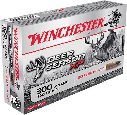 Winchester Deer Season XP Rifle Ammo 300 Win Mag 150 gr. Extreme Point 20 rd. Model: X300DS