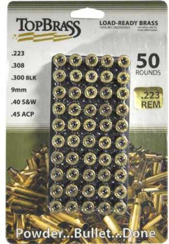 Top Brass .223 Remington Reconditioned Unprimed Rifle 50 Count