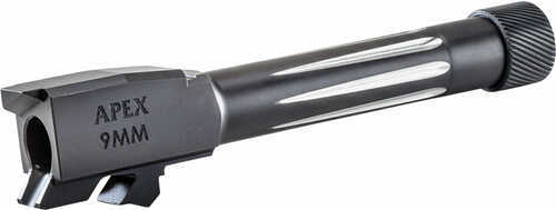 Apex Drop In Barrel Fluted for FN 509 9mm Luger 4" Threaded Stainless Black