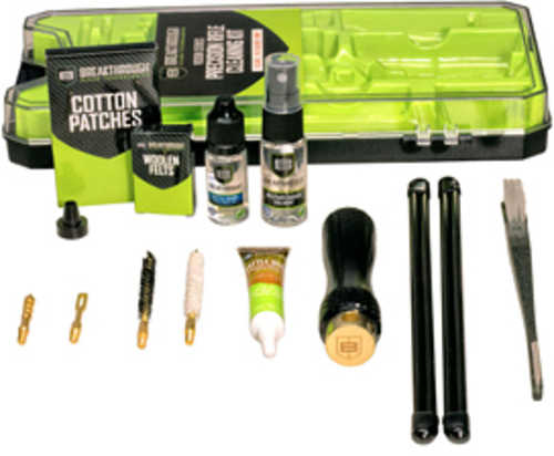 Breakthrough Clean Technologies Vision Series Cleaning Kit For .243 Cal/6MM Includes Rod Sections Hard Bristle