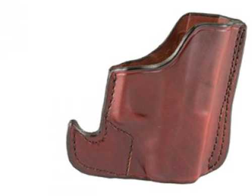 Don Hume H715-M Clip-On Holster Inside The Pant Fits Glock 48 Left Hand Black Leather J168502L
